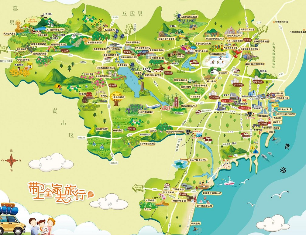 盐田景区使用手绘地图给景区能带来什么好处？